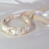 straw ribbon headband